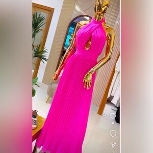 Pink Maxi Dress small